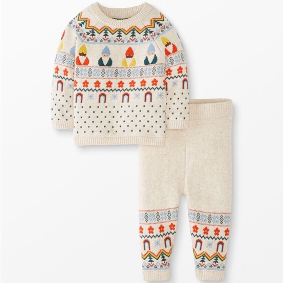 Hanna Andersson Christmas sweater gnome set - Picture 2 of 3